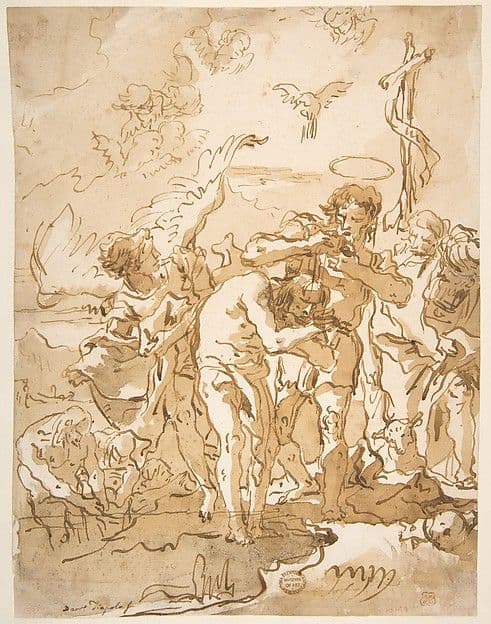 The Baptism of Christ — Giovanni Domenico Tiepolo