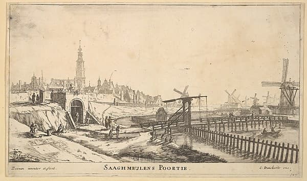The Zaagmolen Gate — Reinier Nooms, called Zeeman