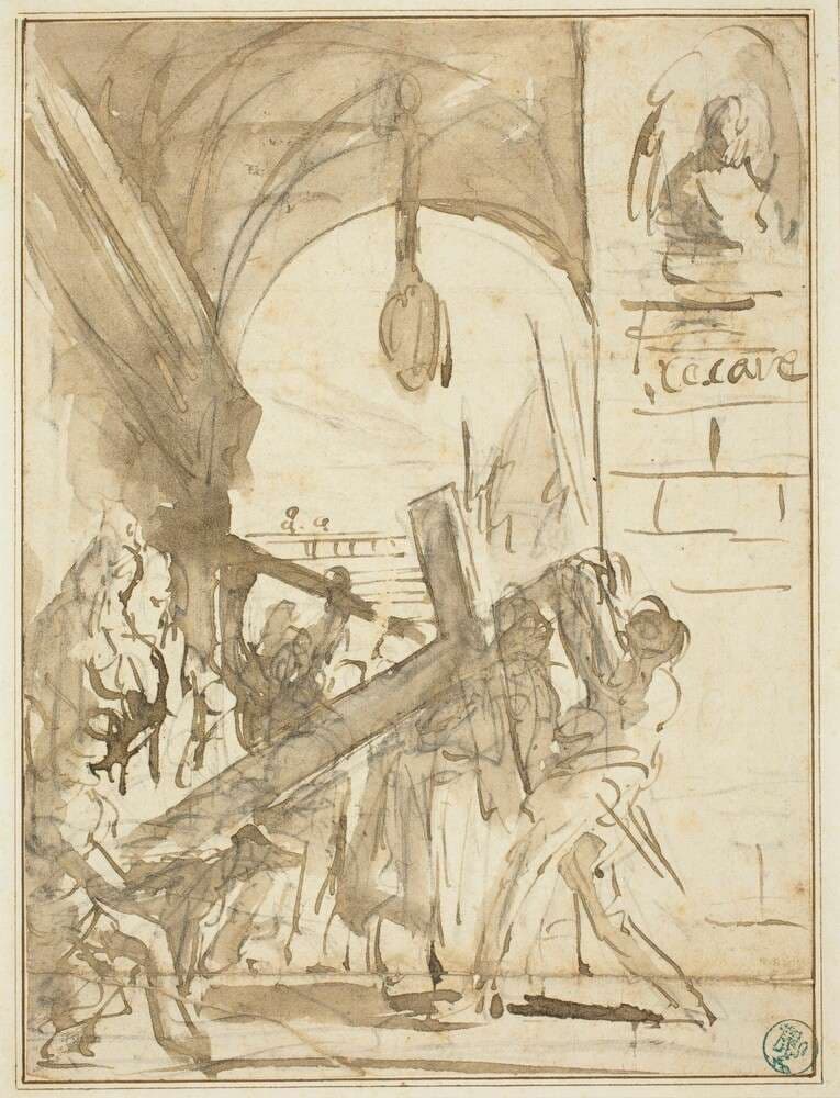 The Carrying of the Cross — Giovanni Battista Piranesi