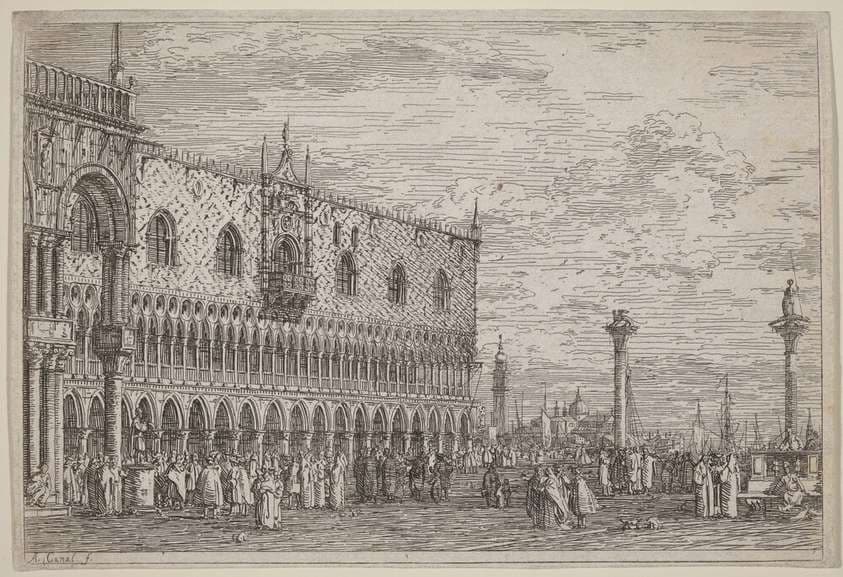 La Piera del Bando. V. — Canaletto