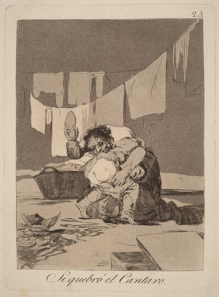 Si quebro el cantaro (Yes He Broke the Pot) — Francisco Goya