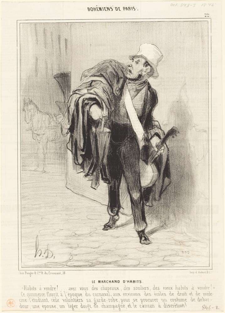 Le Marchand d'habits — Honoré Daumier