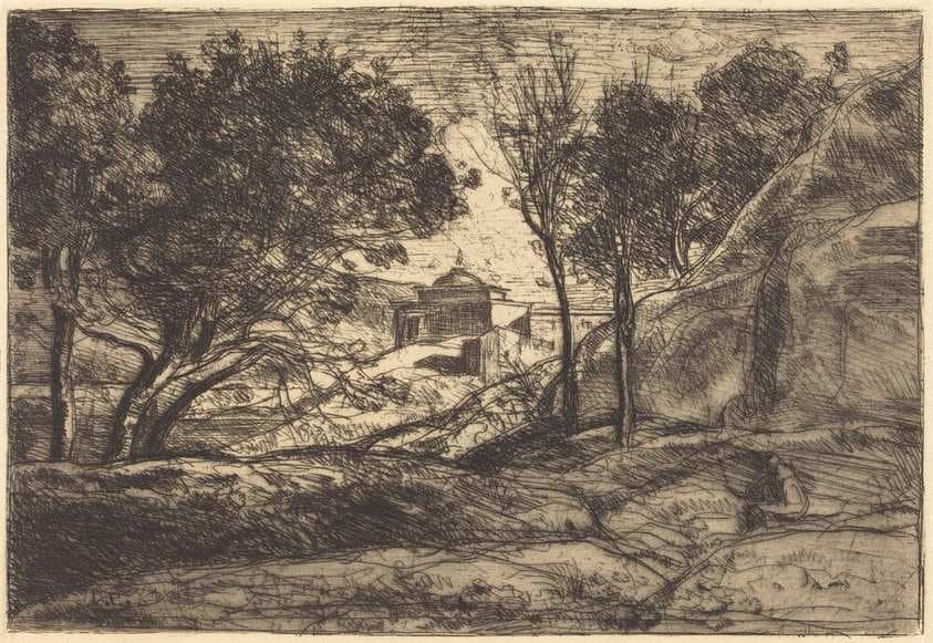 Souvenir of Tuscany (Souvenir de Toscane) — Jean-Baptiste-Camille Corot