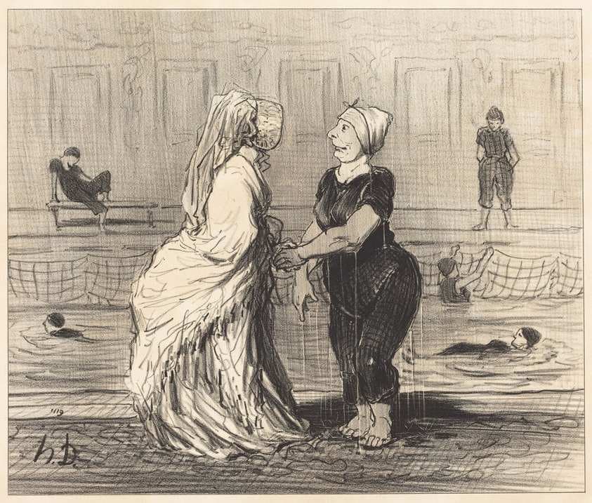 Chère baronne, je vous félicite... — Honoré Daumier