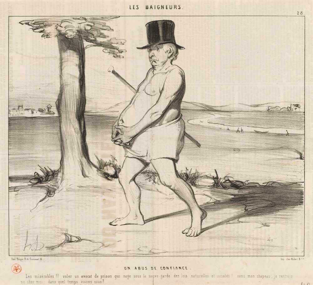 Un Abus de confiance — Honoré Daumier