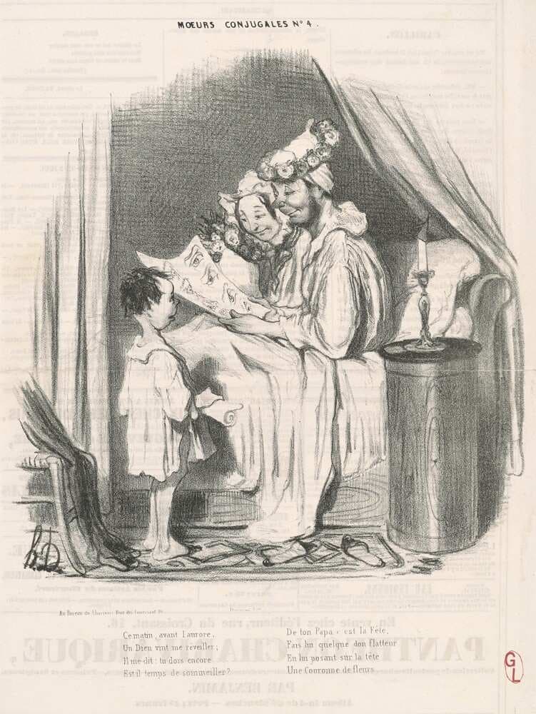 Ce matin avant l'aurore... — Honoré Daumier