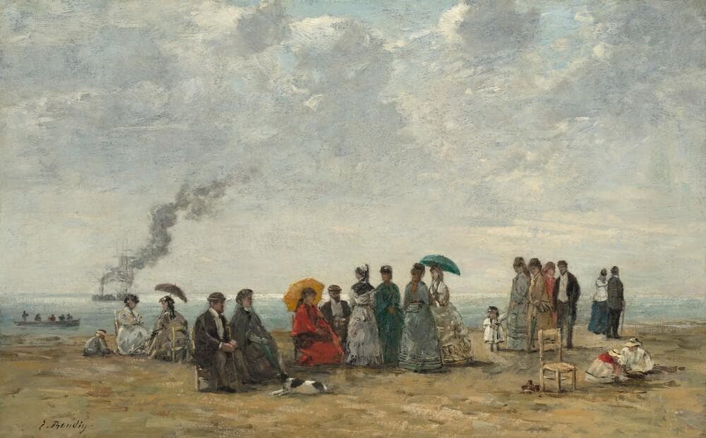 Figures on the Beach — Eugène Boudin