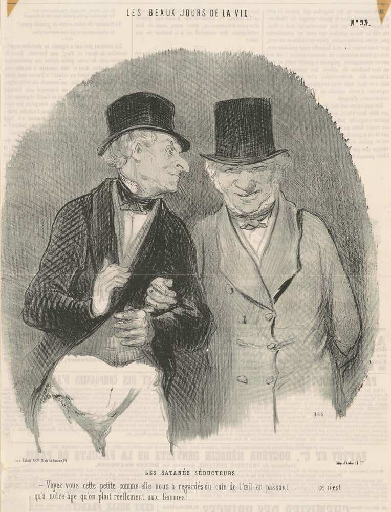 Les satanés séducteurs — Honoré Daumier