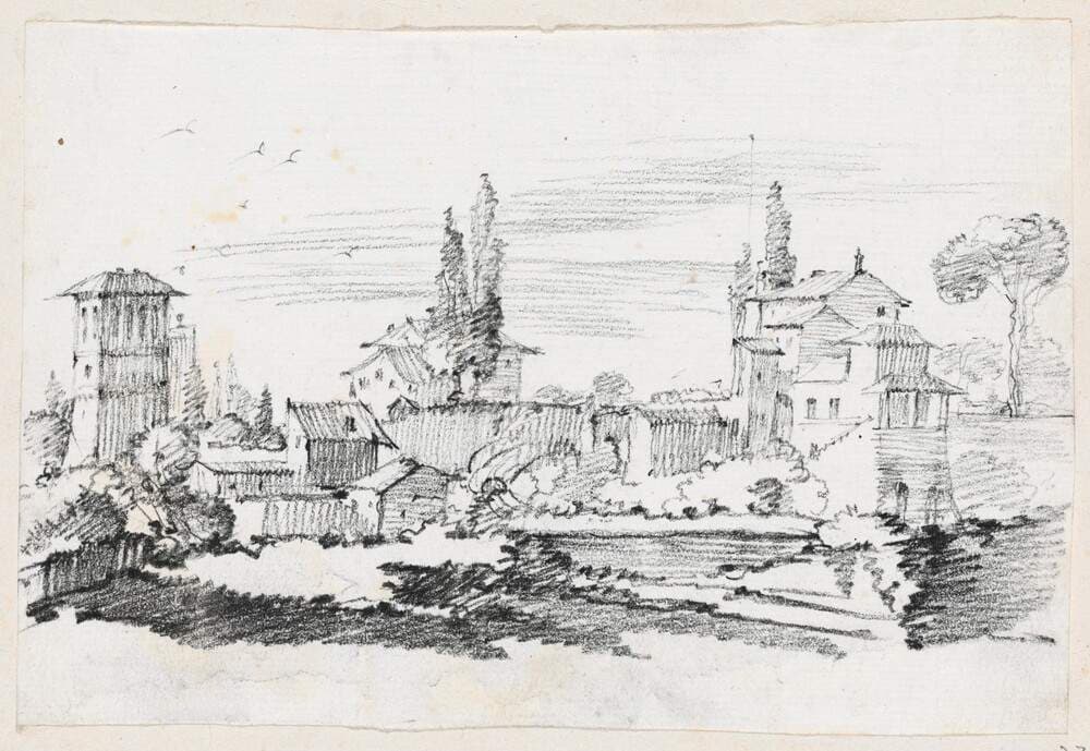 Houses in Italy — Joseph-Marie Vien