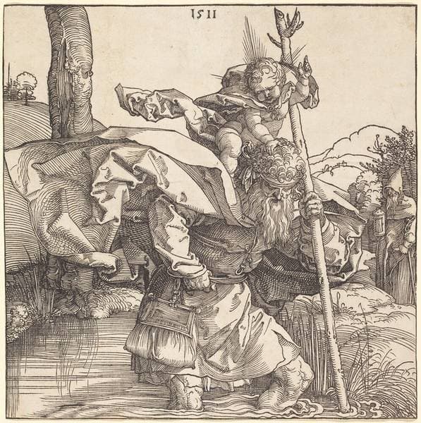 Saint Christopher — Albrecht Dürer