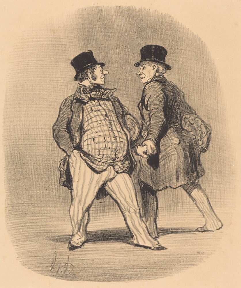 Confrère, méfiez-vous du petit baron... — Honoré Daumier