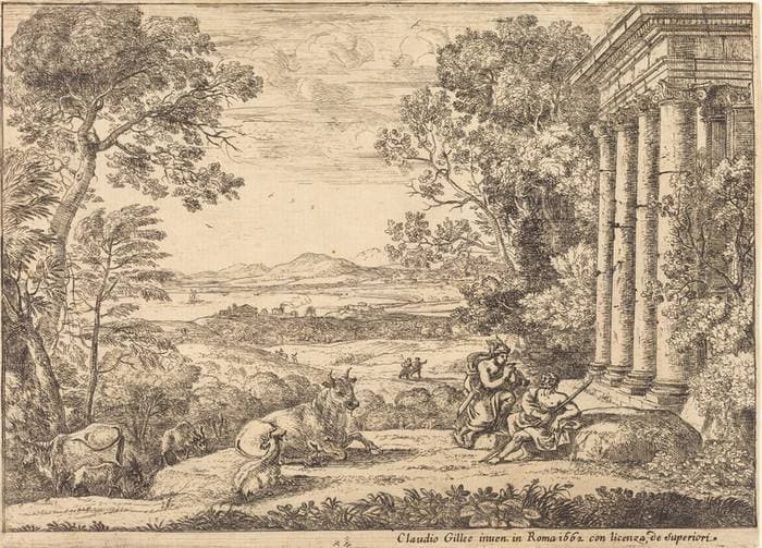 Mercury and Argus (Mercure et Argus) — Claude Lorrain