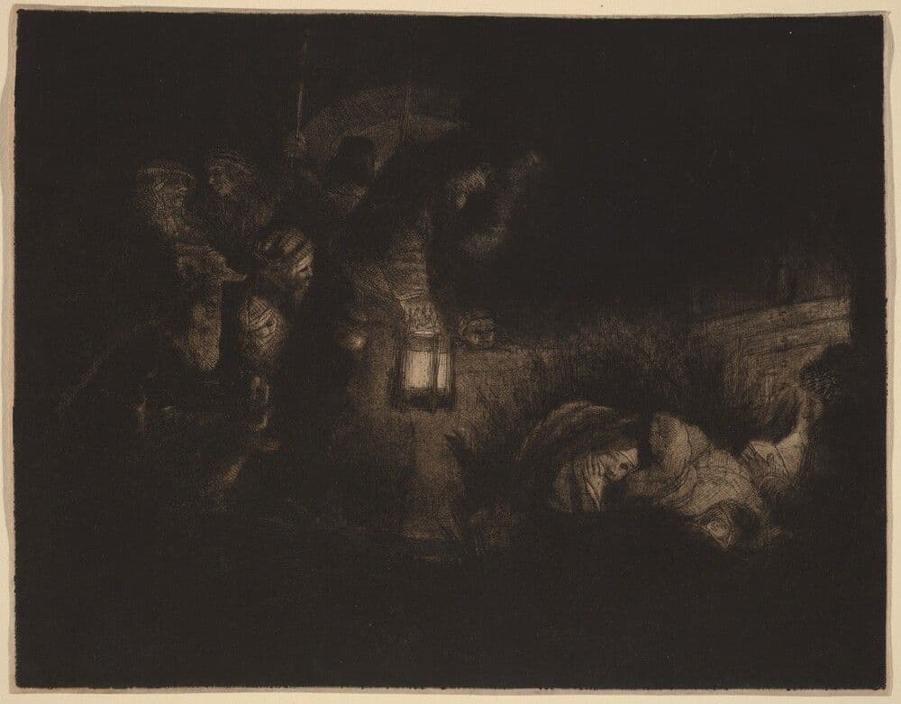 The Adoration of the Shepherds: a Night Piece — Rembrandt van Rijn