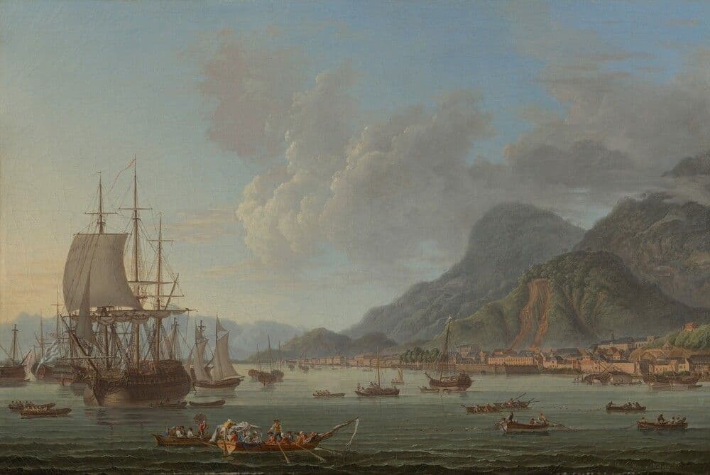 View of Cap-Français, Saint-Domingue — Olivier Le May