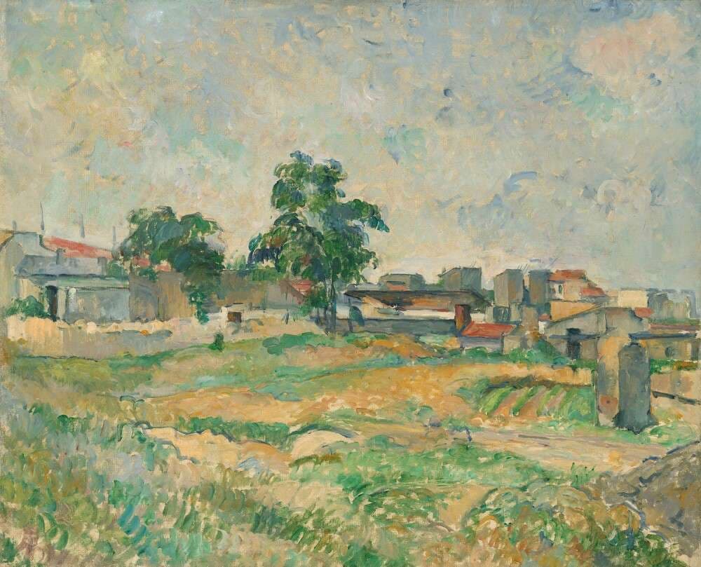 Landscape near Paris — Paul Cézanne
