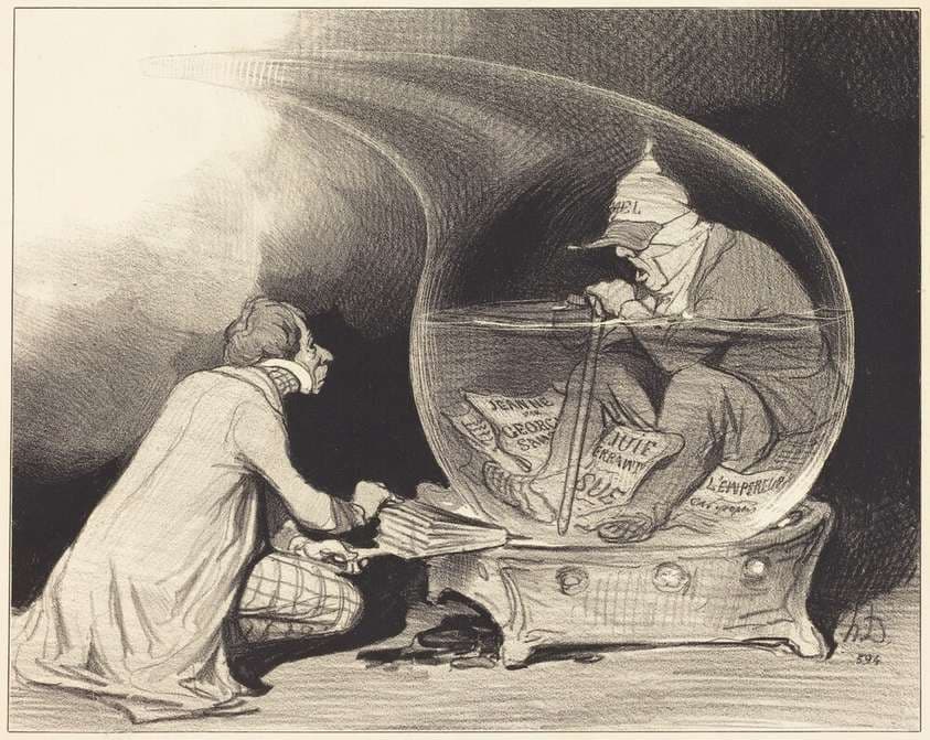 Le Rajeunissement du Constitutionnel — Honoré Daumier