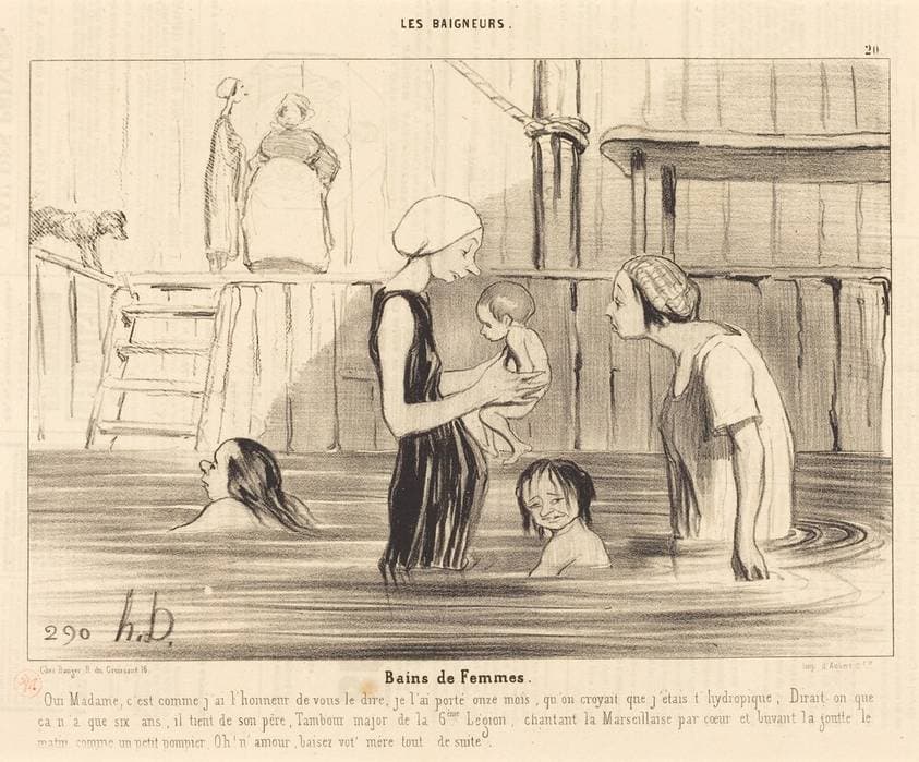 Bains de Femmes — Honoré Daumier