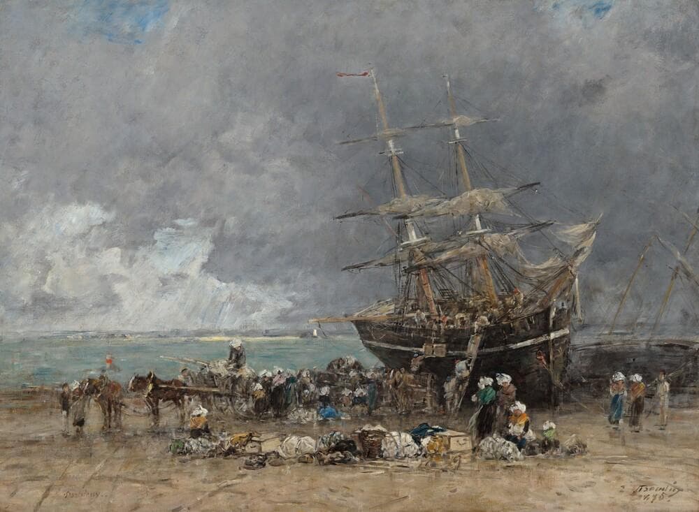 Return of the Terre-Neuvier — Eugène Boudin