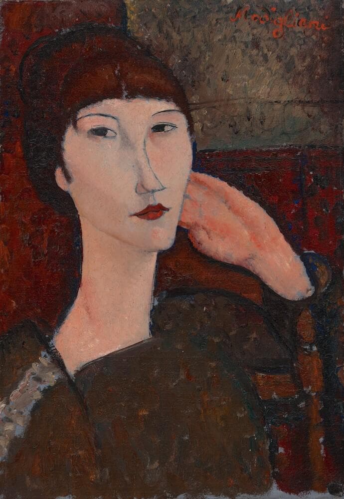 Adrienne (Woman with Bangs) — Amedeo Modigliani