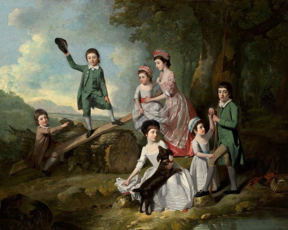 The Lavie Children — Johan Zoffany