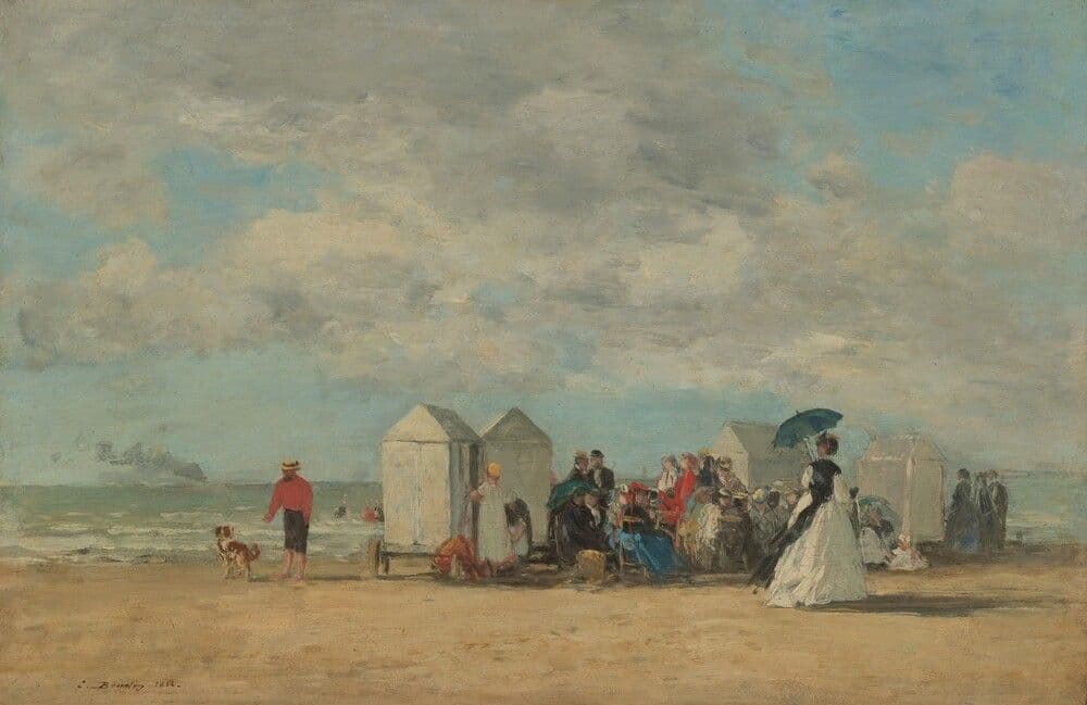 Beach Scene — Eugène Boudin