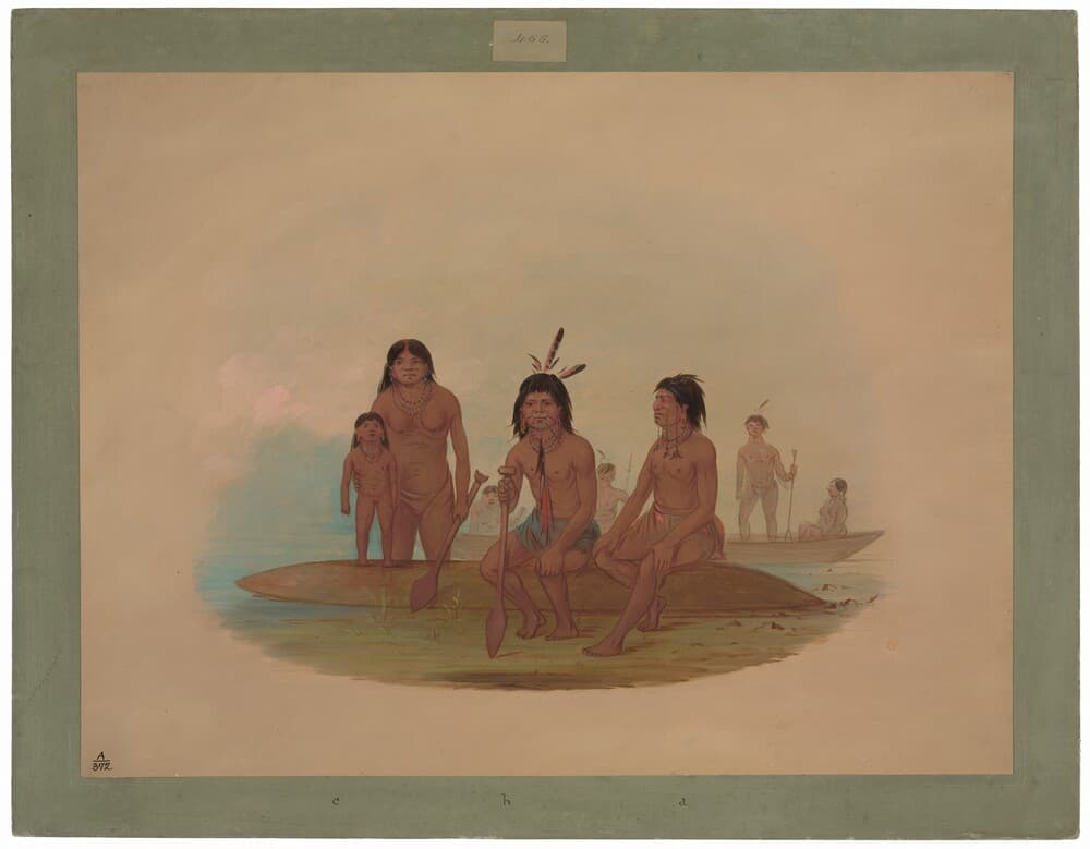 Marahua Indians — George Catlin