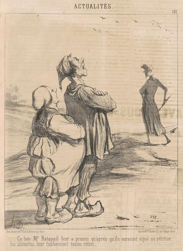 Ce bon M. Ratapoil leur a promis ... — Honoré Daumier