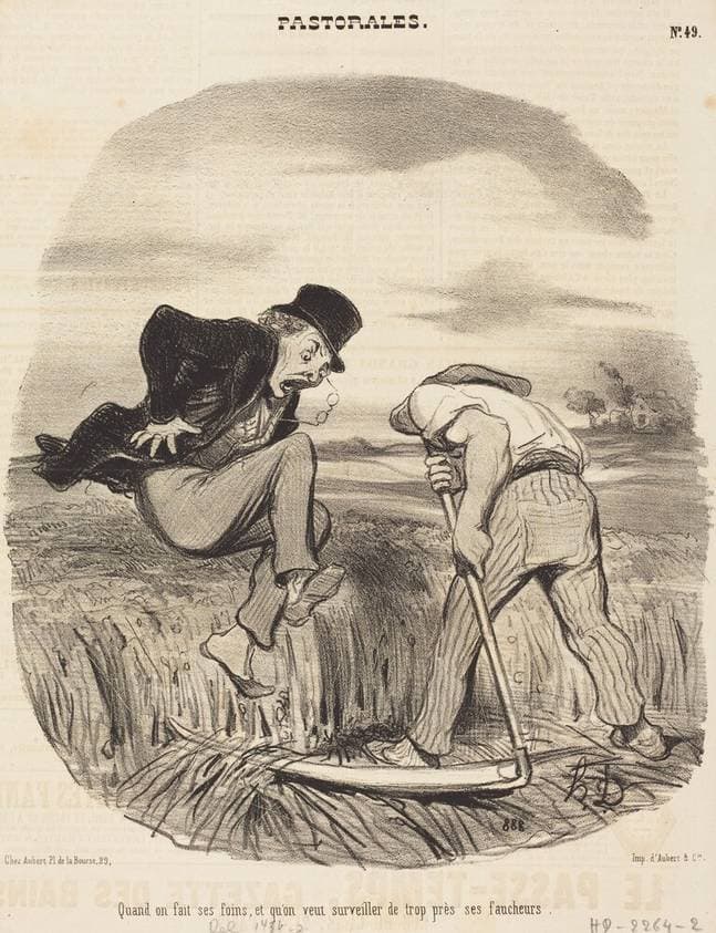 Quand on fait ses foins... — Honoré Daumier
