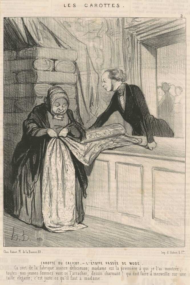 Carotte du calicot — Honoré Daumier