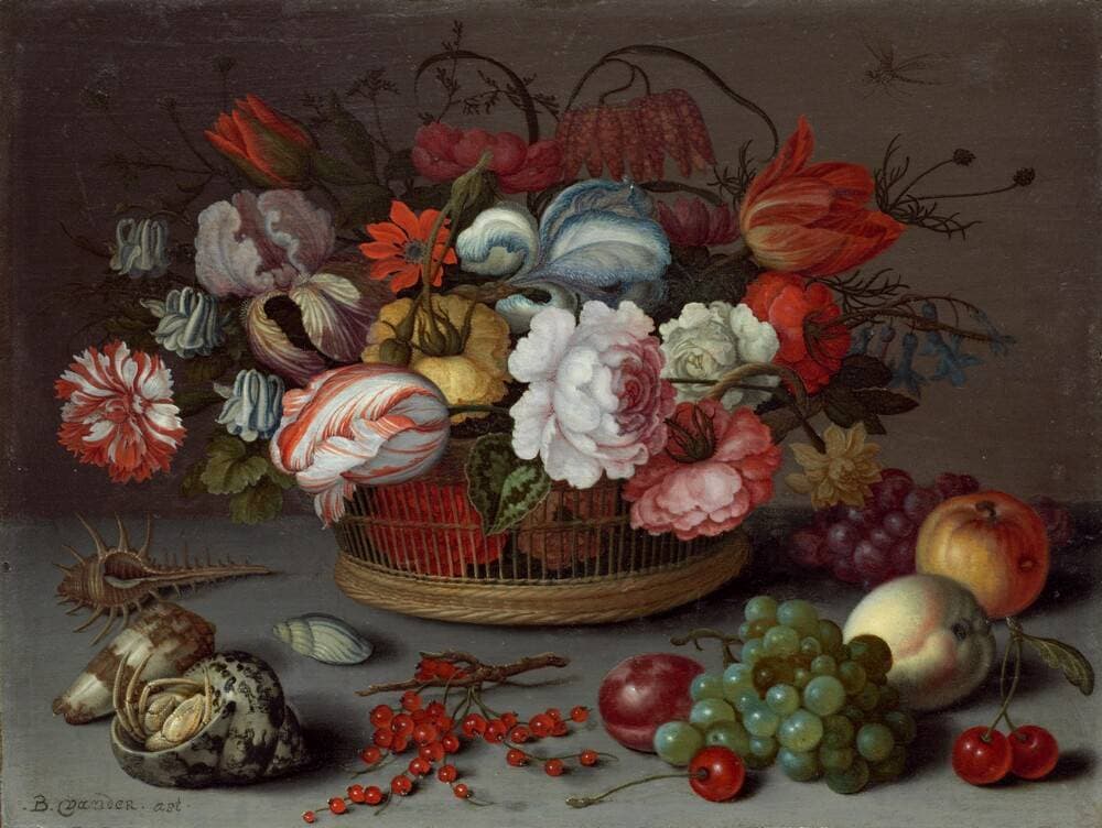 Basket of Flowers — Balthasar van der Ast