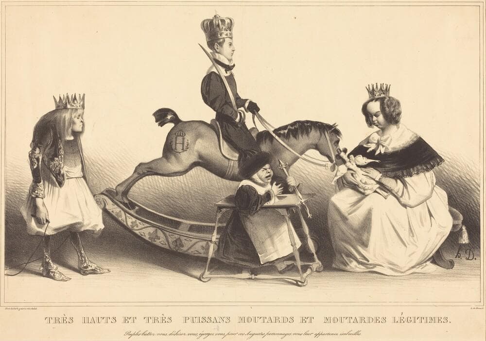 Très hauts et très puissans moutards et moutardes légitimes — Honoré Daumier