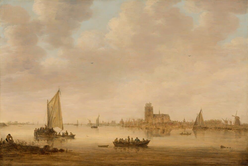 View of Dordrecht from the Dordtse Kil — Jan van Goyen