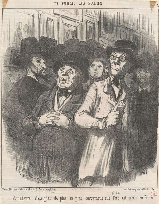 Amateurs classiques convaincus — Honoré Daumier