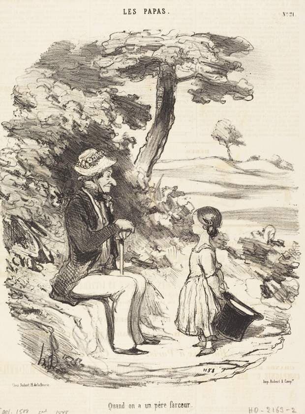 Quand on a un père farceur — Honoré Daumier