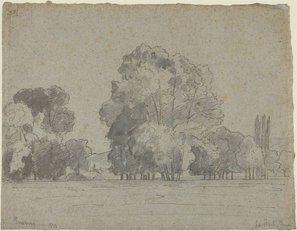 Grove of Trees — Camille Pissarro
