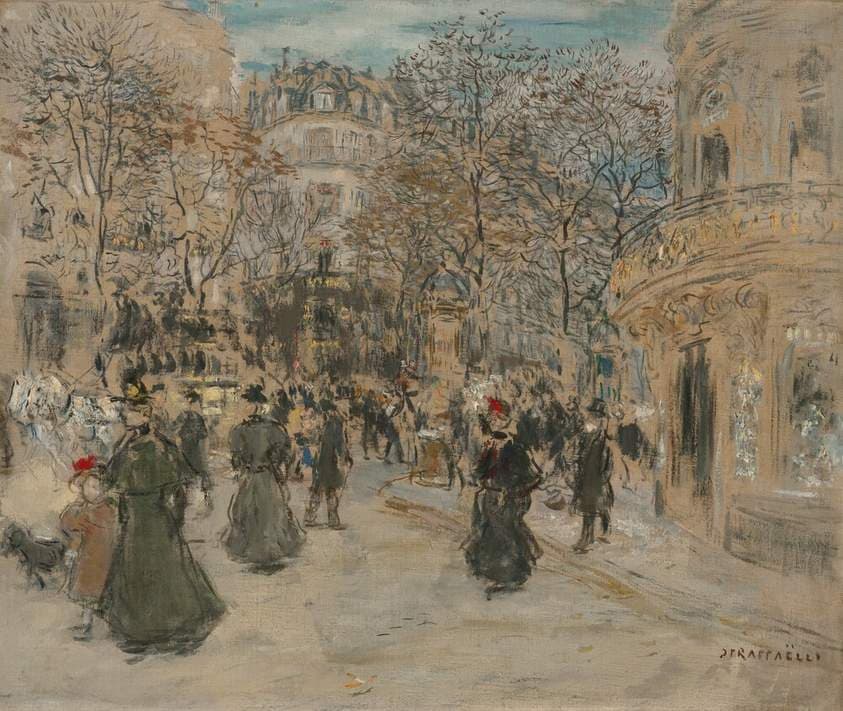 The Boulevard — Jean François Raffaëlli