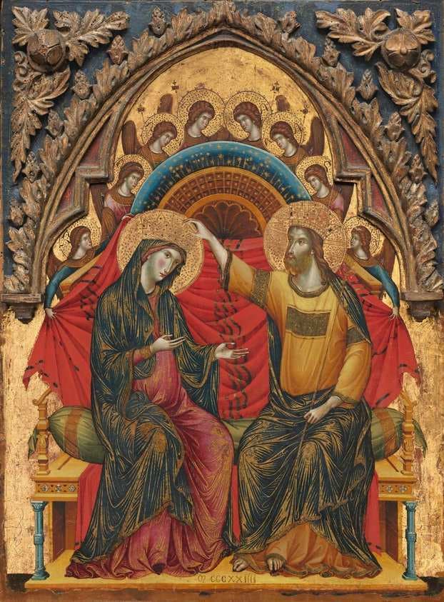 The Coronation of the Virgin — Master of the Washington Coronation