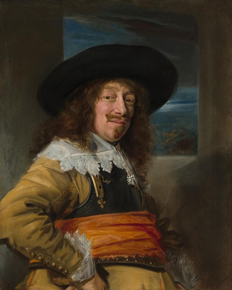 Portrait of a Member of the Haarlem Civic Guard — Frans Hals