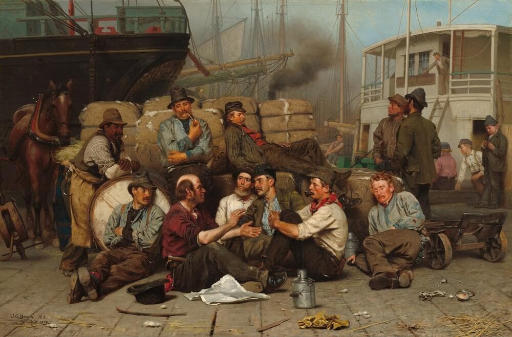 The Longshoremen's Noon — John George Brown