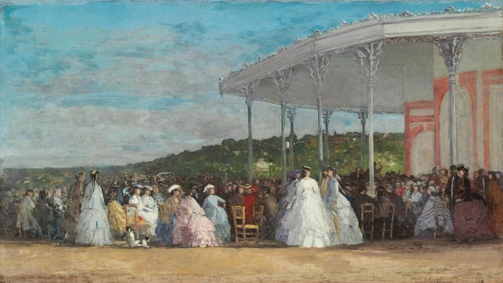 Concert at the Casino of Deauville — Eugène Boudin