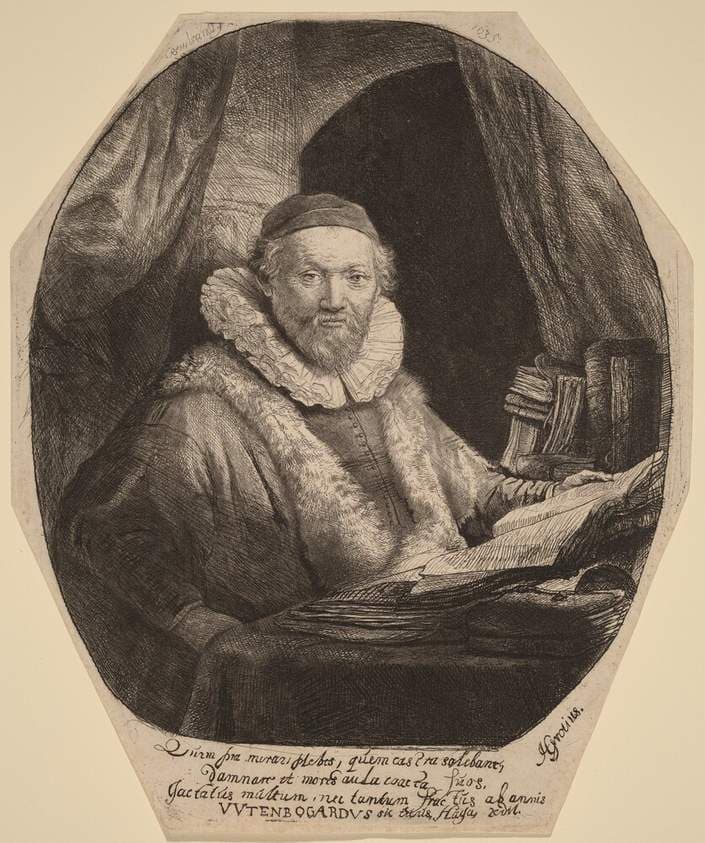 Jan Uytenbogaert — Rembrandt van Rijn
