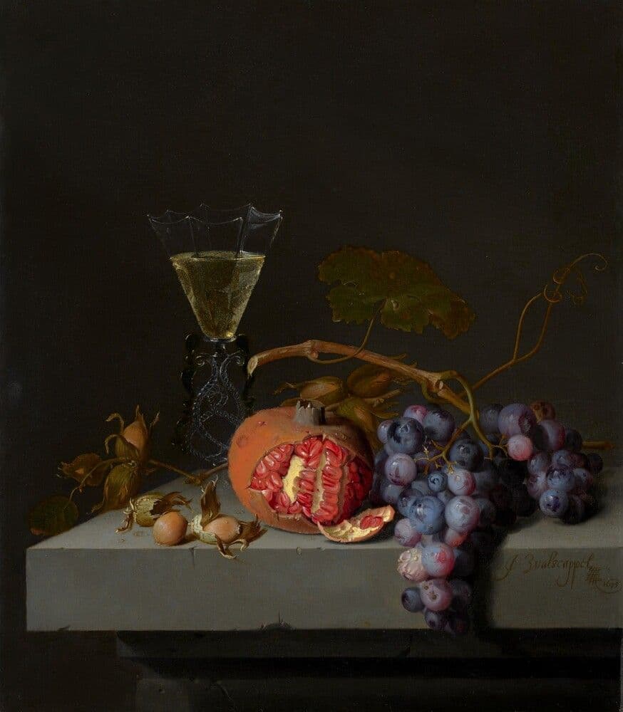 Still Life with Fruit — Jacob van Walscapelle