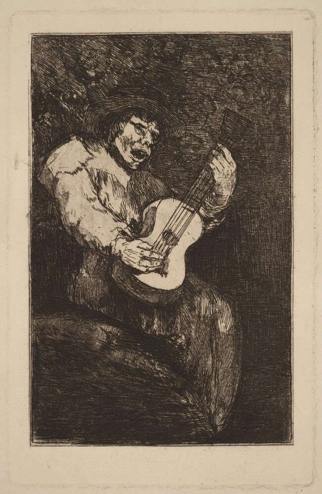 The Blind Singer — Francisco Goya