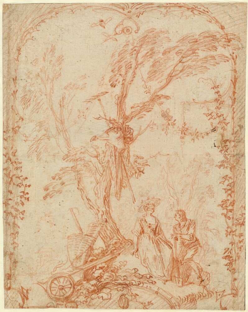 The Gallant Gardener — Jean-Antoine Watteau