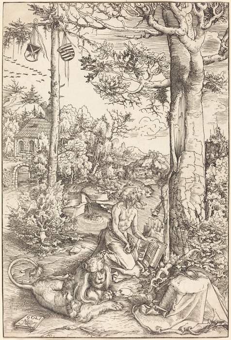 The Penitence of Saint Jerome — Lucas Cranach the Elder
