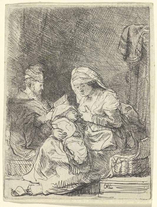 The Holy Family — Rembrandt van Rijn