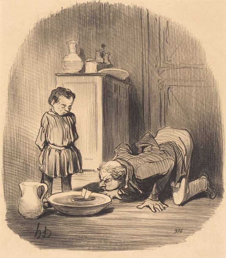 Comment on donne... le goût de la navigation — Honoré Daumier