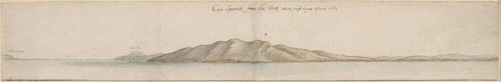 Cape Spartell from the West — Wenceslaus Hollar