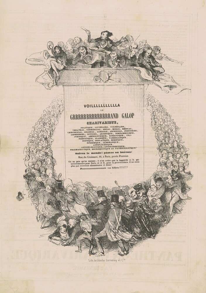 VOILLLLLLLLLLLA LE GRRRRRRRRRRRRRRAND galop charivarique — Honoré Daumier
