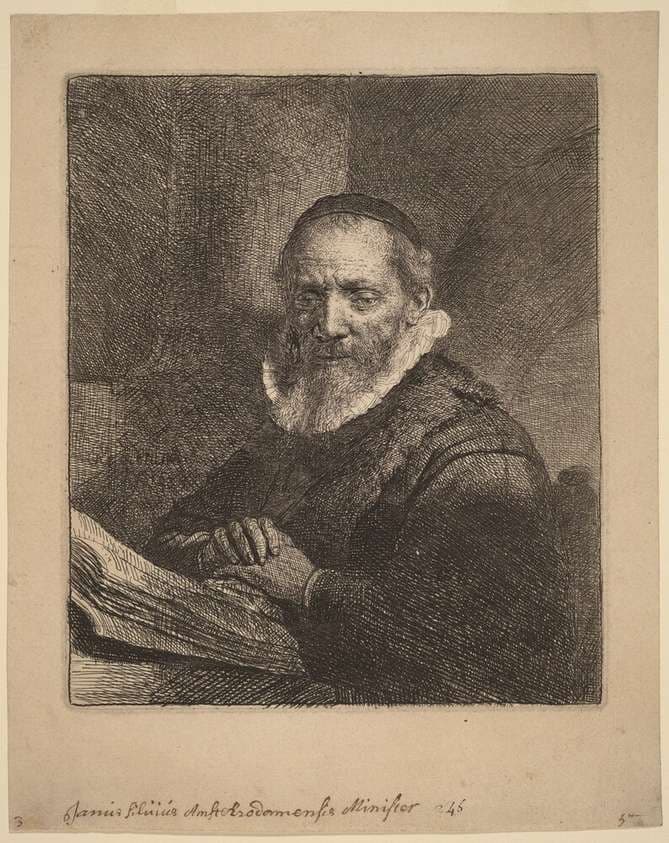 Jan Cornelisz. Sylvius — Rembrandt van Rijn